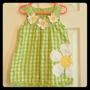 Darling Lime Gingham Dress